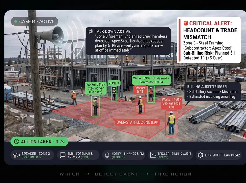 Crew vs invoice detected by Vision AI
