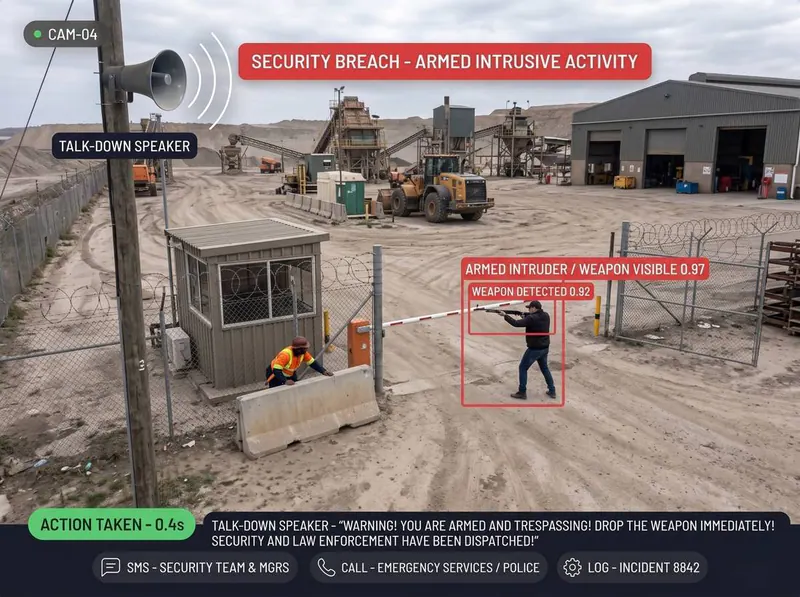 Weapons & violence detected by Vision AI
